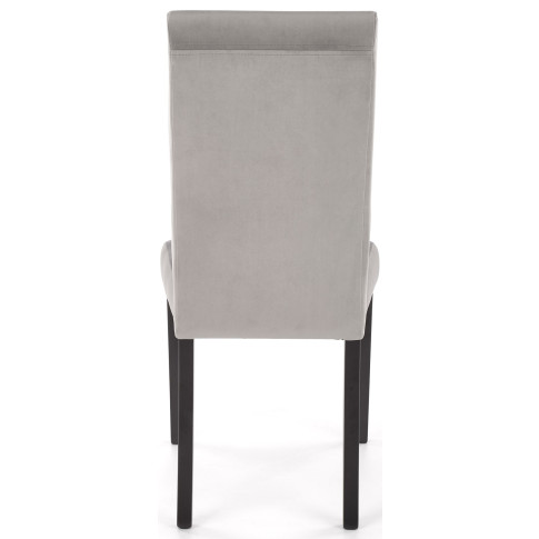 szare miękkie tapicerowane krzesło do jadalni nowoczesnej Ulto