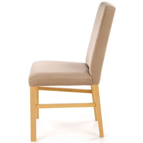 beżowe tapicerowane krzesło do salonu Lexo 3X