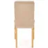 drewniane krzesło tapicerowane w stylu nowoczesnym Lexo 3X