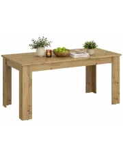 Prostokątny rozkładany stół dąb artisan - Toreso 9X w sklepie Edinos.pl