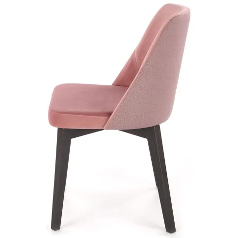 różowe krzesło tapicerowane do salonu nowoczesnego Puvo 3X