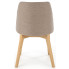 drewniane bukowe tapicerowane krzesło do salonu nowoczesnego Puvo 4X