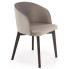 Szare nowoczesne krzesło tapicerowane - Puvo 5X