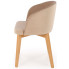 beżowe krzesło drewniane bukowe Puvo 6X