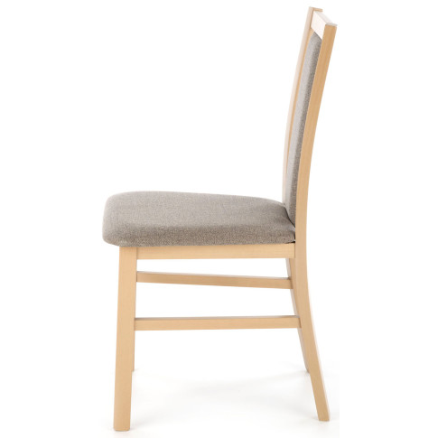 drewniane krzesło tapicerowane do jadalni w stylu klasycznym Haxo