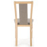 drewniane krzesło tapicerowane do kuchni klasycznej Haxo