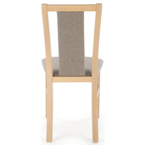 drewniane krzesło tapicerowane do kuchni klasycznej Haxo