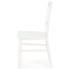 białe krzesło drewniane krzyżak Baxo 4X