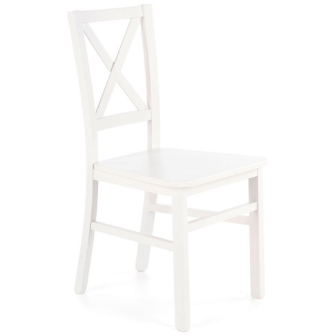 białe krzesło skandynawskie drewniane bukowe kuchenne Baxo 4X