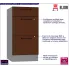 Kuchenna szafka dolna z szufladami 40cm ceglasty Fiorentina 8X