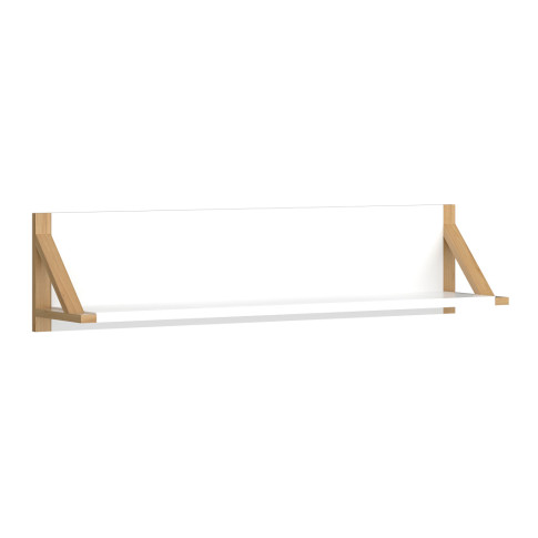 Biała minimalistyczna półka Oris 12X