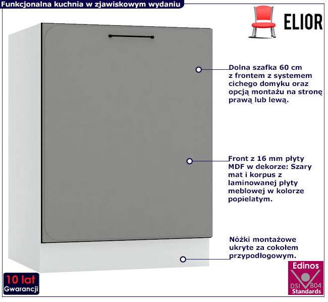 szafka kuchenna 60 cm Frev 10X