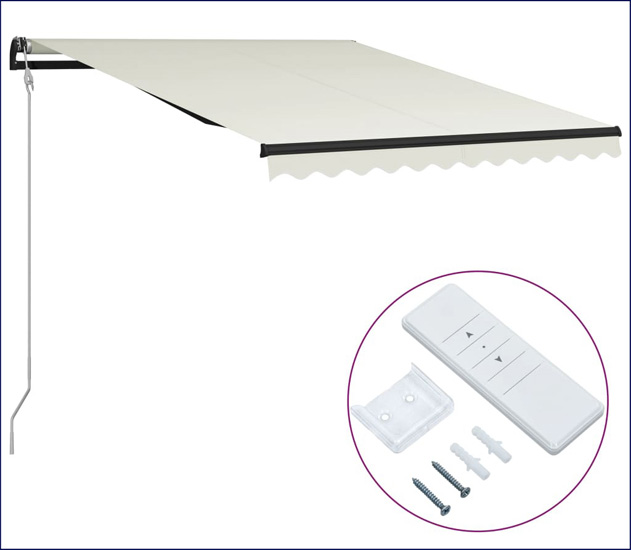 Markiza tarasowa Lotsi kolor kremowy