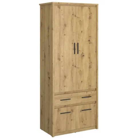 Szafa z drążkiem dąb artisan Basani 15X