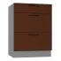Dolna szafka z szufladami 60cm ceglasty tuscan red Fiorentina 14X