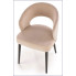 beżowe krzesło tapicerowane nowoczesne do salonu gabinetu Fuso 4X