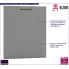 Front do zmywarki 60cm z panelem ukrytym szary Fiorentina 24X