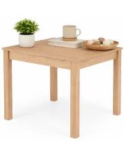 Kwadratowy stół w stylu nowoczesnym dąb sonoma - Jownia w sklepie Edinos.pl