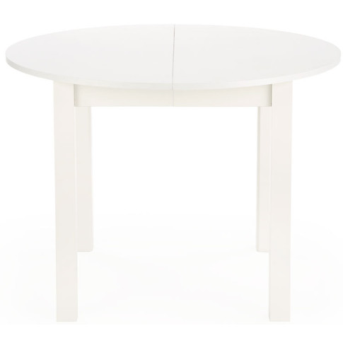 biały rozkładany stół skandynawski do salonu okrągły Faxo