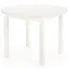 Biały okrągły stół rozkładany do salonu - Faxo