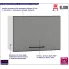 Kuchenna szafka okapowa 60cm szary Fiorentina 28X