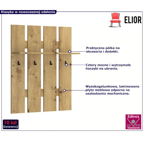 Wieszak do przedpokoju Basani 24X