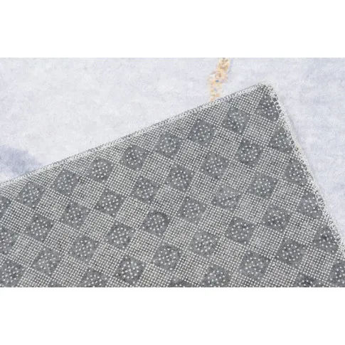 antypoślizgowy jasnoszary marmurkowy dywan w stylu glamour do salonu sypialni Valano 3X