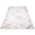 Szaro-złoty dywan z marmurowym wzorem w stylu glamour - Valano 3X 
