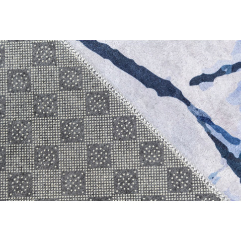 antypoślizgowy dywan prostokątny w niebieski marmurek Valano 3X
