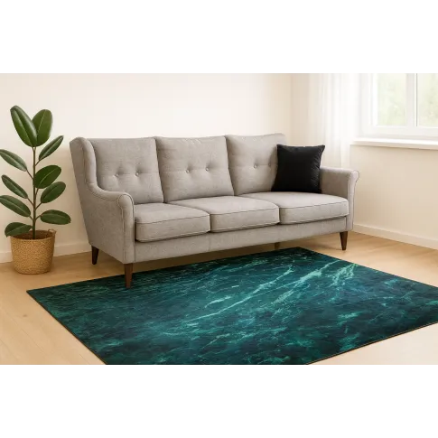 Zielony dywan nowoczesny do salonu   Piperita 3X