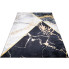 Czarno-złoty dywan pokojowy w stylu glamour - Drafio 3X 