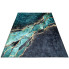 Zielony dywan glamour z marmurowym wzorem - Valano 5X