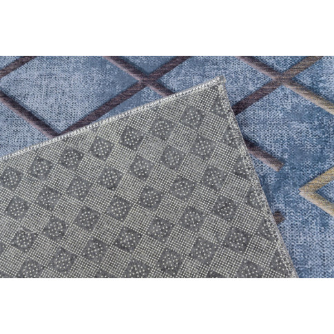 prostokątny dywan nowoczesny antypoślizgowy szary Cunis 6X