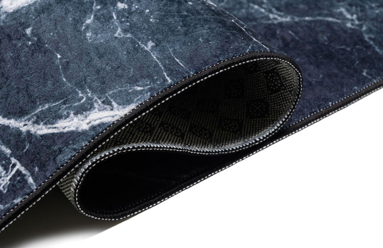 Szary dywan z marmurowym wzorem Piperita 3X