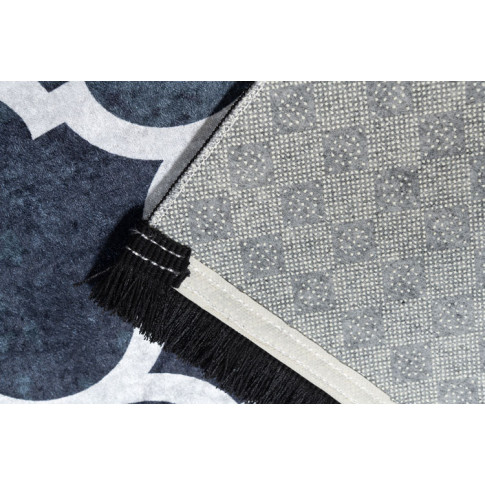 geometryczny antypoślizgowy dywan z frędzlami w stylu glamour Drafio 6X