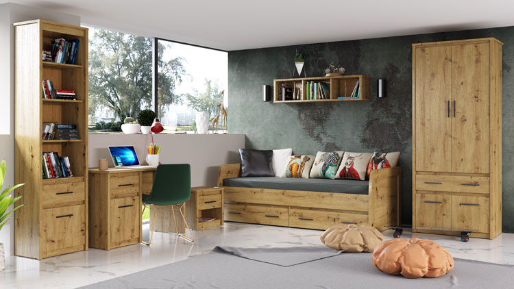 Regał ścienny na książki Toreso 25X