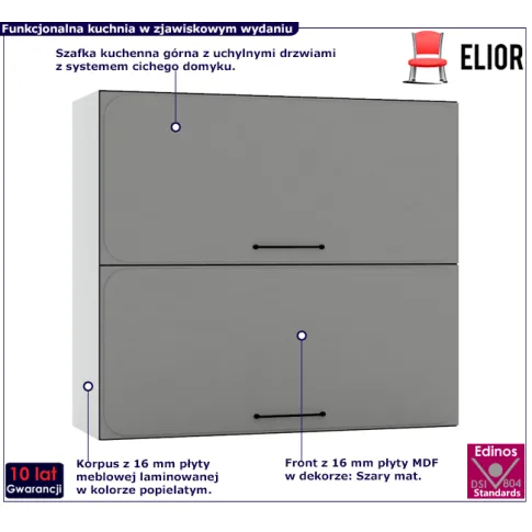 Kuchenna szafka górna szary Fiorentina 33X