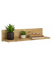 Minimalistyczna półka na ścianę dąb artisan - Toreso 26X w sklepie Edinos.pl