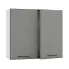 Górna szafka z szuszarką 80cm szary mat Fiorentina 34X
