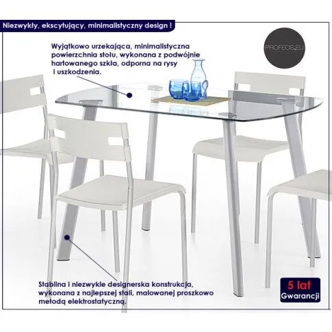 Fotografia Stół szklany Beretta z kategorii Stoły