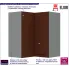 Kuchenna narożna szafka górna ceglasty Fiorentina 36X