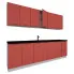 Komplet szafek kuchennych 260cm ceglasty tuscan red Fiorentina 38X