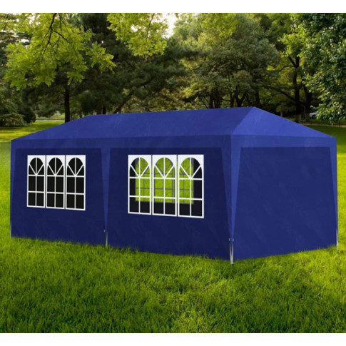 Wizualizacja niebieskiego namiotu do ogrodu Pikol