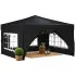 Czarny namiot ogrodowy z oknami Seya