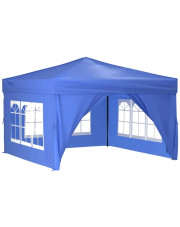 Niebieski namiot plenerowy zamykany - Sanmi