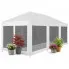 Biały namiot ogrodowy z siatkowymi ściankami Oriole