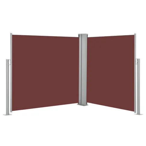 Brązowa markiza boczna Blures