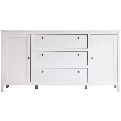duża skandynawska biała komoda do sypialni Jasaro 4X