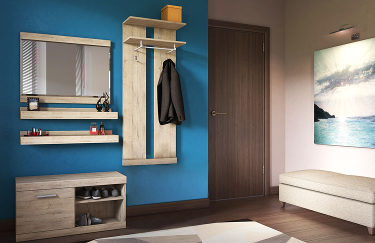 Klasyczne lustro dąb san remo Lister XL 10X