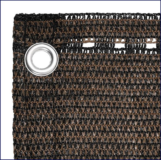 Klasyczny parawan balkonowy Peset kolor brązowy